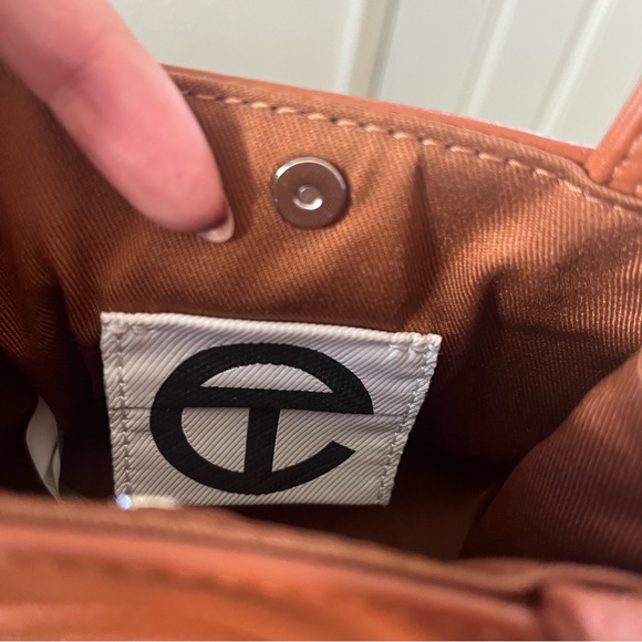 Telfar Small Shopping Bag in Color Tan - Picture 2 of 11